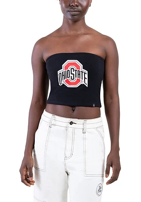 Hype and Vice Ohio State Buckeyes Womens Black Tube Top Tank