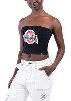 Hype and Vice Ohio State Buckeyes Womens Black Tube Top Tank