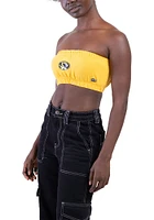 Hype and Vice Missouri Tigers Womens Yellow Bandeau Tank Top