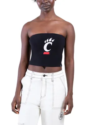 Hype and Vice Cincinnati Bearcats Womens Black Tube Top Tank