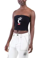 Hype and Vice Cincinnati Bearcats Womens Black Tube Top Tank