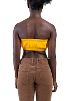 Hype and Vice Baylor Bears Womens Yellow Bandeau Tank Top