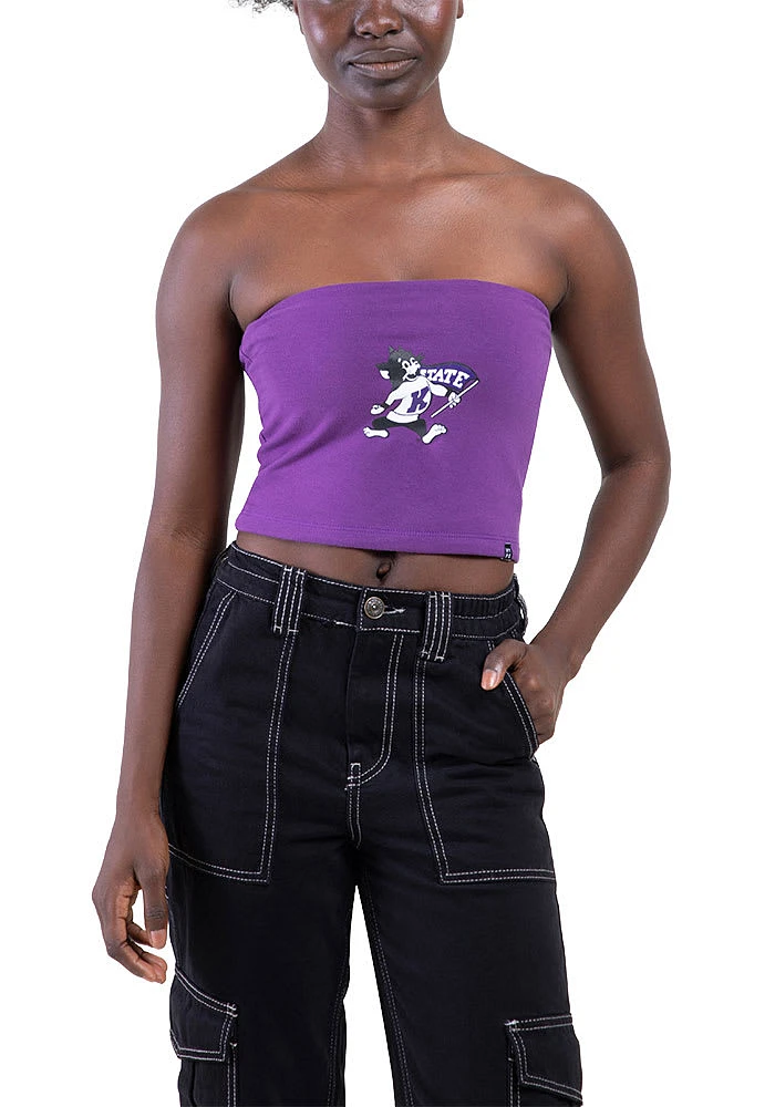 Hype and Vice K-State Wildcats Womens Purple Tube Top Tank