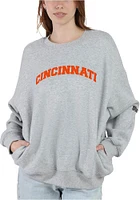 Hype and Vice FC Cincinnati Womens Grey Offside Crew Sweatshirt