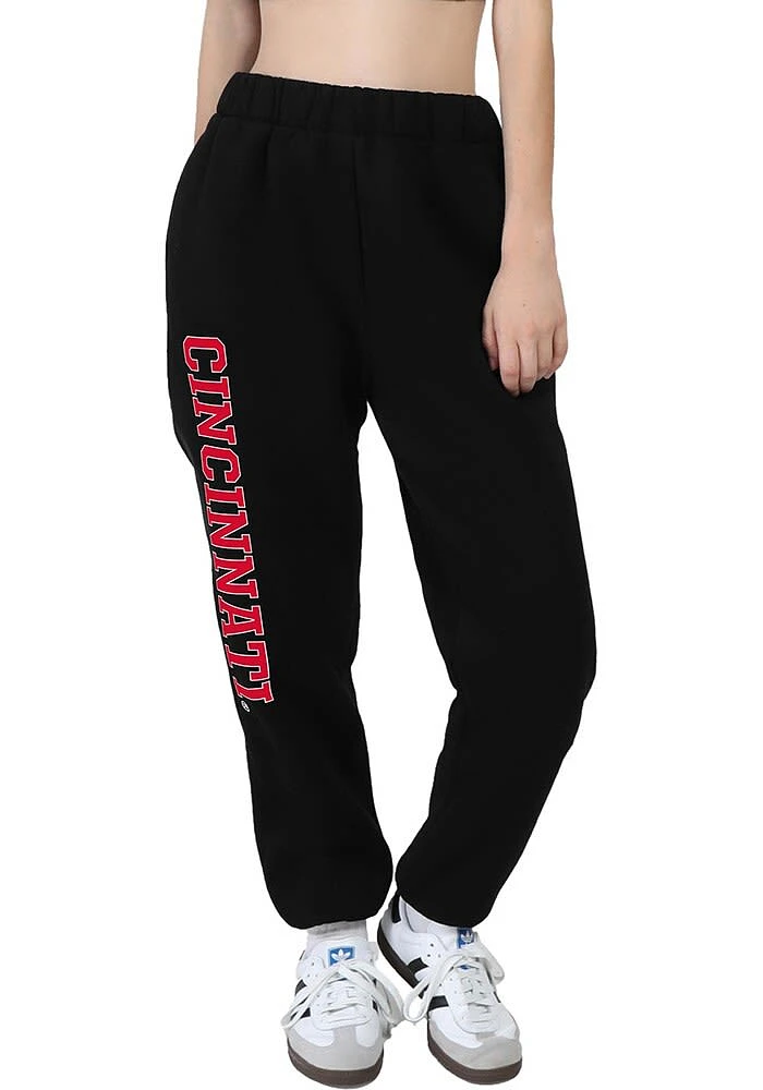 Hype and Vice Cincinnati Bearcats Womens Classic Black Sweatpants