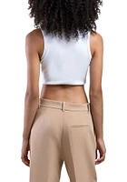 Hype and Vice Texas A&M Aggies Womens White Cut Off Tank Top