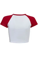 Hype and Vice Oklahoma Sooners Womens Cardinal Homerun Short Sleeve T-Shirt