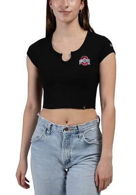 Hype and Vice Ohio State Buckeyes Womens Cali Short Sleeve T-Shirt