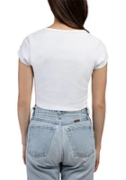 Hype and Vice Notre Dame Fighting Irish Womens White Cali Short Sleeve T-Shirt