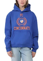 Hype and Vice FC Cincinnati Womens Blue Classic Hooded Sweatshirt