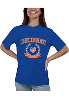 Hype and Vice FC Cincinnati Womens Blue Flex Short Sleeve T-Shirt