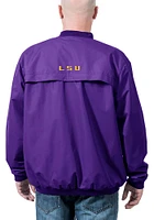 LSU Tigers Mens Purple Franchise Logo Windshell Light Weight Jacket
