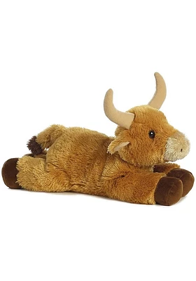 Longhorn 12 Inch Toro Bull Plush - Brown