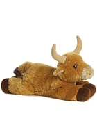 Longhorn 12 Inch Toro Bull Plush - Brown
