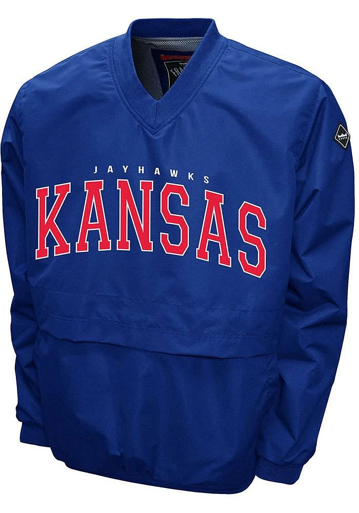 Kansas Jayhawks Mens Members Windshell Pullover Jackets