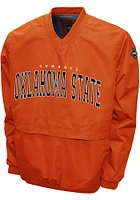 Oklahoma State Cowboys Mens Orange Members Windshell Pullover Jackets