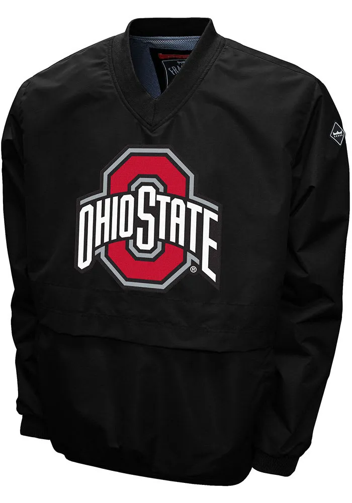 Ohio State Buckeyes Mens Big Logo Windshell Pullover Jackets