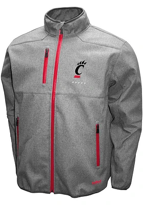 Cincinnati Bearcats Mens Grey Xtech Softshell Medium Weight Jacket