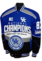 Kentucky Wildcats Mens Blue Commemorative Cotton Twill Heavyweight Jacket