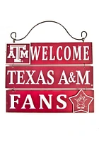 Texas A&M Aggies Welcome Sign - Maroon