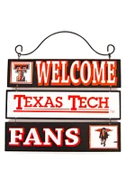 Texas Tech Red Raiders Welcome Sign - Black