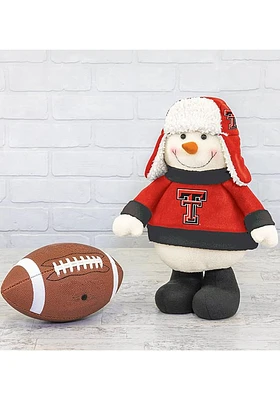 Texas Tech Red Raiders Sherpa Snowman Decor