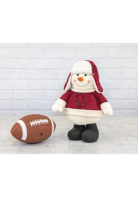 Arkansas Razorbacks Sherpa Snowman Decor
