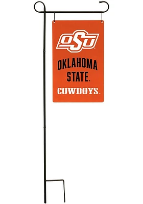 Oklahoma State Cowboys Metal Yard Sign - Orange