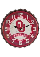 Oklahoma Sooners Bottle Cap Wall Clock