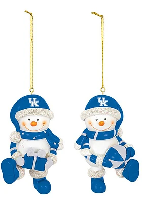 Kentucky Wildcats Resin Snowman Ornament