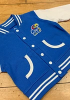 Kansas Jayhawks Toddler Blue Varsity Outerwear Light Weight Jacket