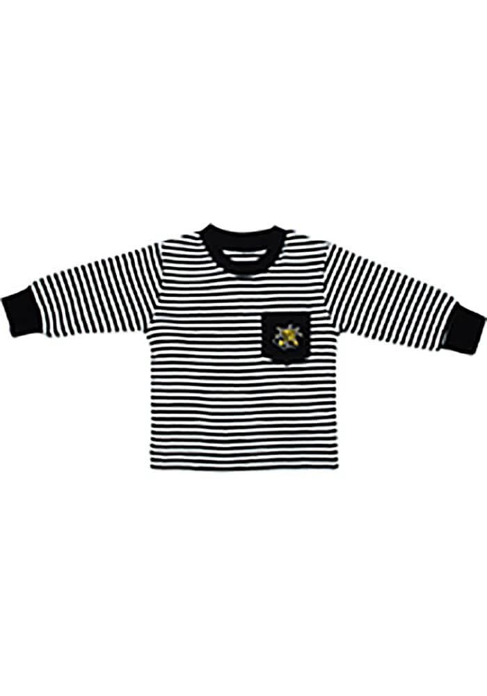 Wichita State Shockers Baby Black Pocket Long Sleeve T-Shirt