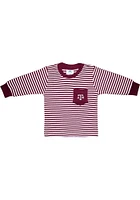 Texas A&M Aggies Toddler Maroon Striped Pocket Long Sleeve T-Shirt