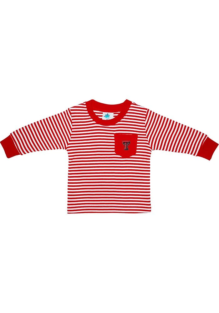 Texas Tech Red Raiders Toddler Striped Pocket Long Sleeve T-Shirt