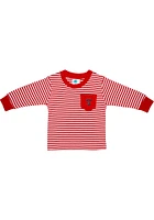 Texas Tech Red Raiders Toddler Striped Pocket Long Sleeve T-Shirt