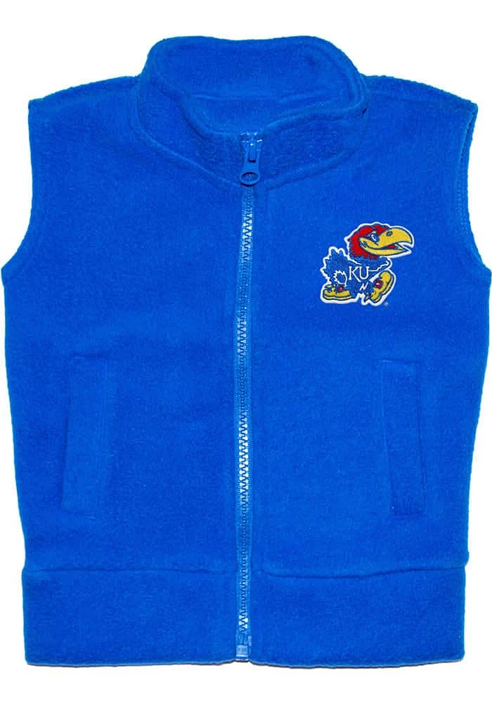 Kansas Jayhawks Toddler Blue Polar Outerwear Light Weight Jacket
