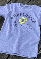 Kansas Toddler Grey State of Mind Short Sleeve T-Shirt