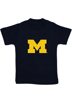 Michigan Wolverines Infant Primary Logo Short Sleeve T-Shirt Blue