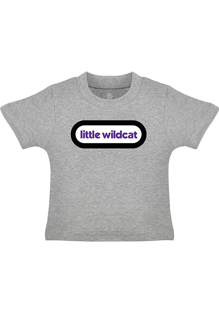 K-State Wildcats Toddler Grey Little Wildcat Short Sleeve T-Shirt