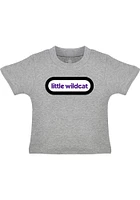 K-State Wildcats Toddler Grey Little Wildcat Short Sleeve T-Shirt