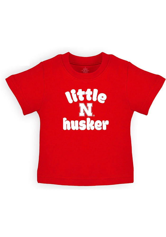 Nebraska Cornhuskers Infant Little Mascot Short Sleeve T-Shirt Red