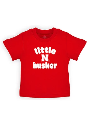 Nebraska Cornhuskers Infant Little Mascot Short Sleeve T-Shirt Red