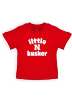 Nebraska Cornhuskers Infant Little Mascot Short Sleeve T-Shirt Red