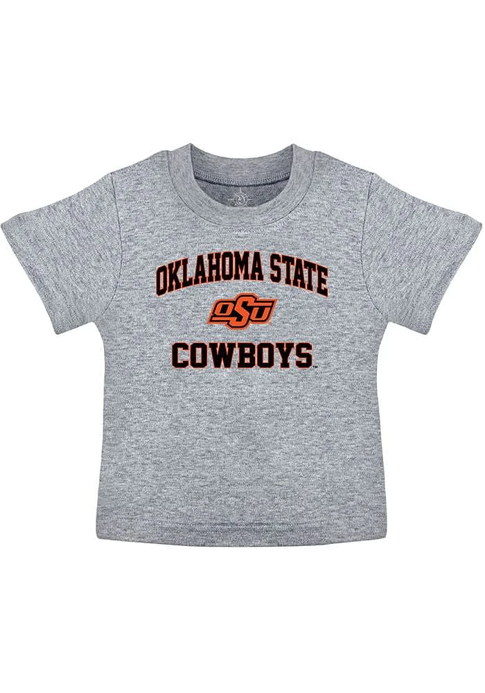 Oklahoma State Cowboys Toddler Grey #1 Design Short Sleeve T-Shirt