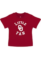 Oklahoma Sooners Toddler Crimson Little Fan Short Sleeve T-Shirt