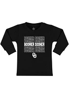 Oklahoma Sooners Toddler Black Boomer Sooner Long Sleeve T-Shirt