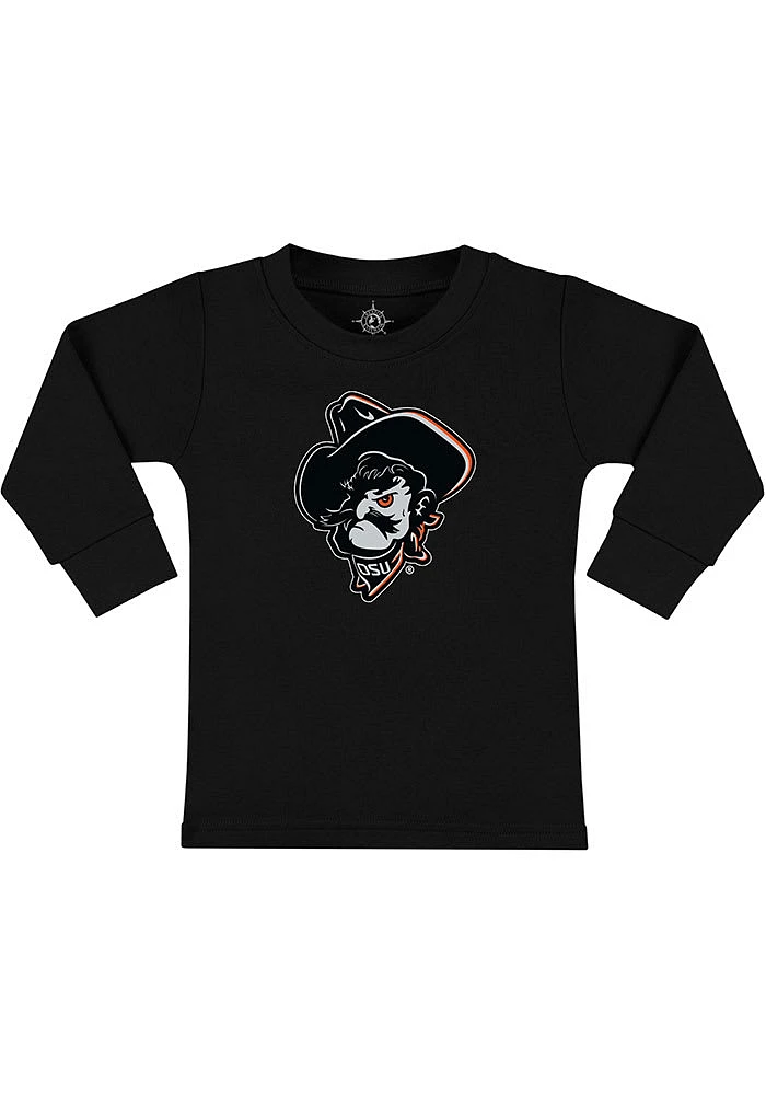 Oklahoma State Cowboys Toddler Black Phantom Pete Long Sleeve T-Shirt