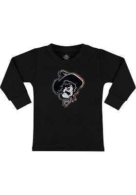 Oklahoma State Cowboys Toddler Black Phantom Pete Long Sleeve T-Shirt