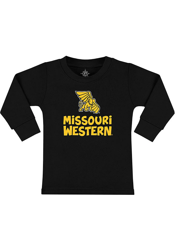 Missouri Western Griffons Toddler Black Playful Long Sleeve T-Shirt