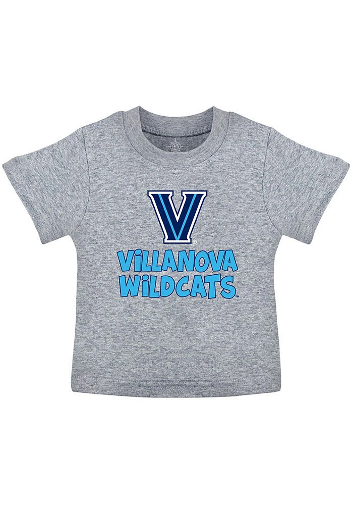 Villanova Wildcats Toddler Grey Playful Short Sleeve T-Shirt
